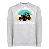 Heather Grey diddly squat farm speed and power Heavyweight Sweatshirt - artisFamous