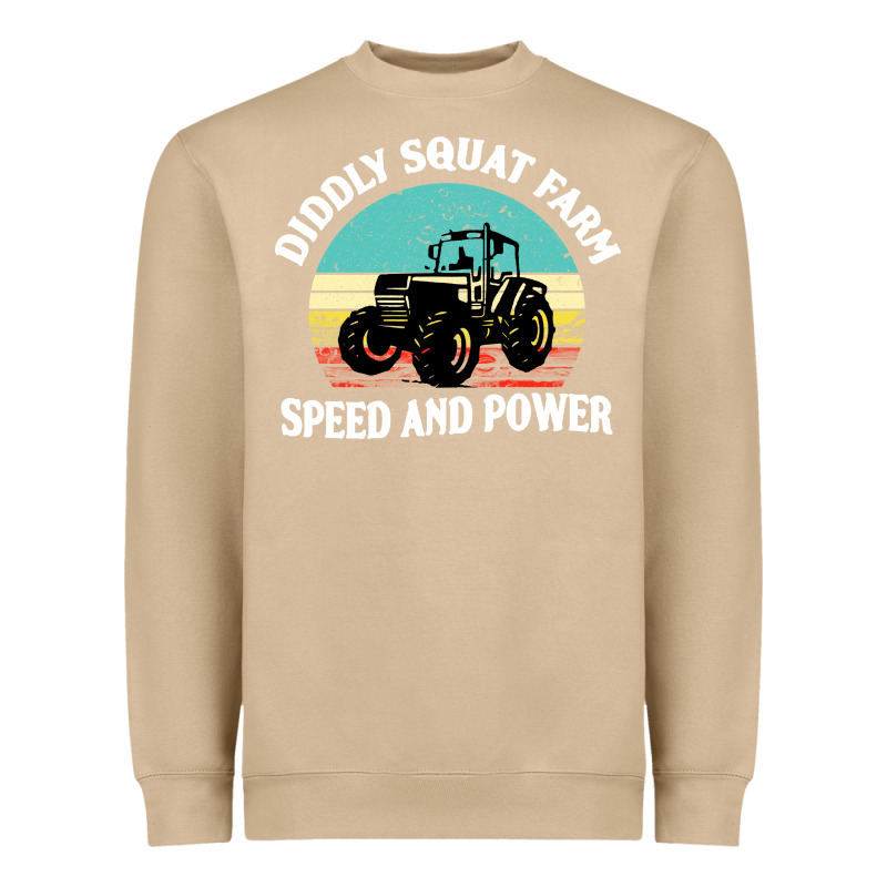 Diddly Squat Farm Speed And Power Heavyweight Sweatshirt by artisFamous | Teevron