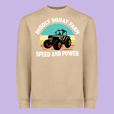 Diddly Squat Farm Speed And Power Heavyweight Sweatshirt Designed By Artisfamous