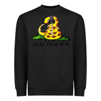 Black please tread on me Heavyweight Sweatshirt - artisFamous