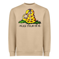 Mushroom please tread on me Heavyweight Sweatshirt - artisFamous