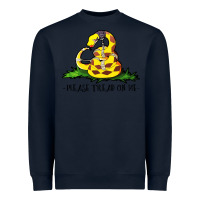 Navy please tread on me Heavyweight Sweatshirt - artisFamous