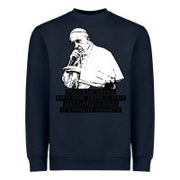 Navy pope mc Heavyweight Sweatshirt - artisFamous