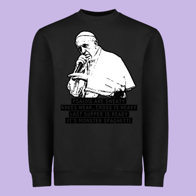 Pope Mc Heavyweight Sweatshirt Designed By Artisfamous