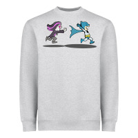 Heather Grey ozzy loves bats Heavyweight Sweatshirt - artisFamous