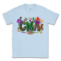 Dusty Blue cma mardi gras cowgirl Classic Tee - CowGirlArtShop