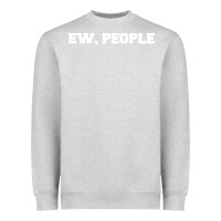 Heather Grey Ew people Heavyweight Sweatshirt - artisFamous