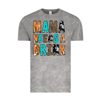 Cloud Rock Mama Needs a Drink Vintage Tee - CowCowDesign