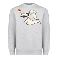 Heather Grey halloween nightmare before christmas zero tank top Heavyweight Sweatshirt - artisFamous