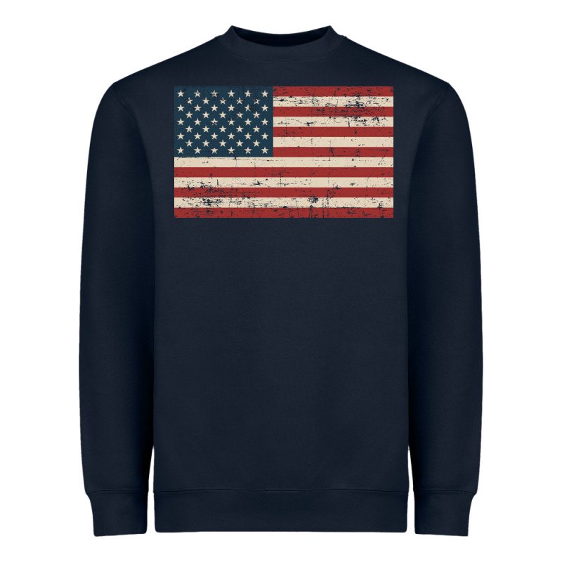American Flag Heavyweight Sweatshirt by artisFamous | Teevron