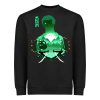 Black Zoro Heavyweight Sweatshirt - artisFamous