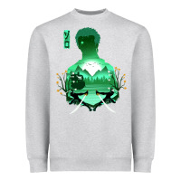 Heather Grey Zoro Heavyweight Sweatshirt - artisFamous