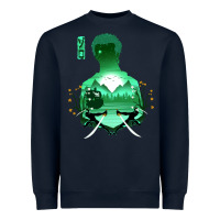Navy Zoro Heavyweight Sweatshirt - artisFamous