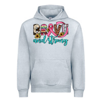 Heather Grey brave and strong Urban Hoodie - JahusDesignShop