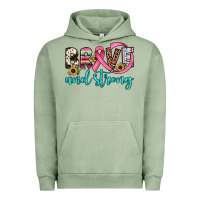 Pigment Oil Green brave and strong Urban Hoodie - JahusDesignShop