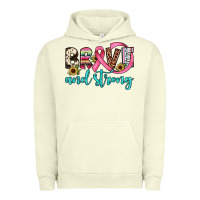 Pigment Pistachio brave and strong Urban Hoodie - JahusDesignShop