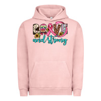 Pigment Salmon brave and strong Urban Hoodie - JahusDesignShop