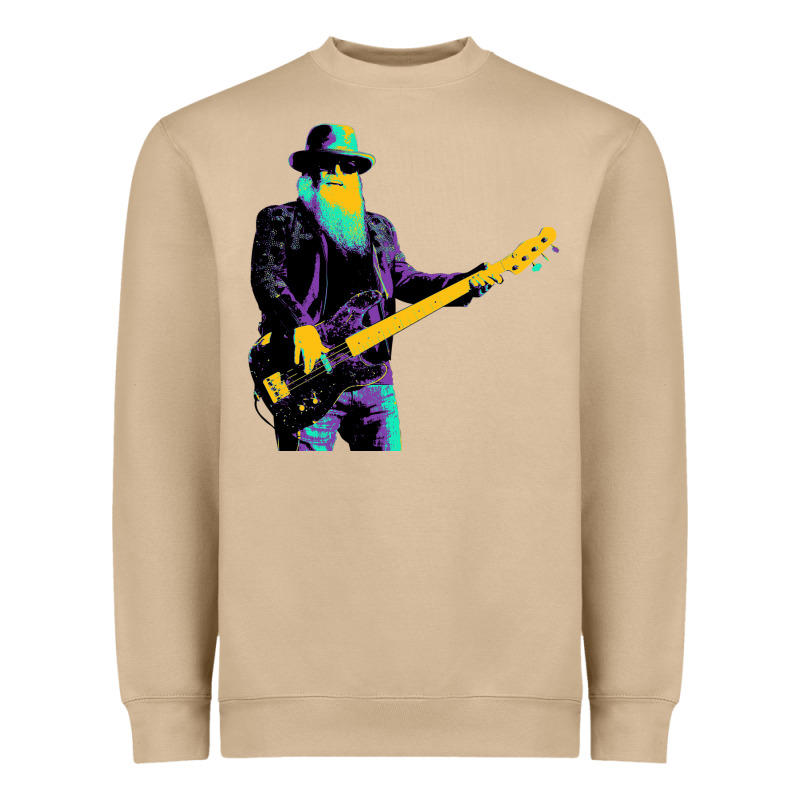 Legends Bassis Dusty Hill Heavyweight Sweatshirt by artisFamous | Teevron