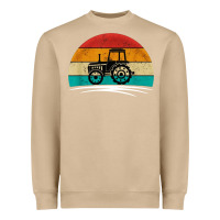 Mushroom vintage tractor Heavyweight Sweatshirt - artisFamous