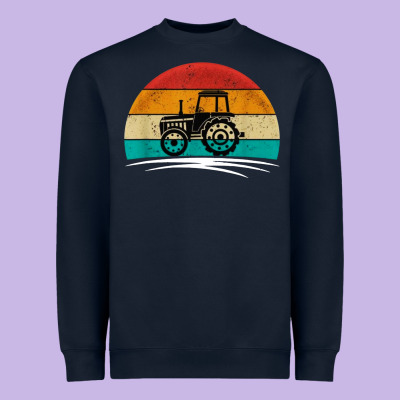 Vintage Tractor Heavyweight Sweatshirt Designed By Artisfamous