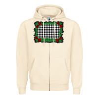 Sandshell christmas black and white background Zipper Hoodie - BarkalooDesign