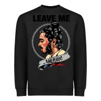 Black leave me malone merch Heavyweight Sweatshirt - artisFamous