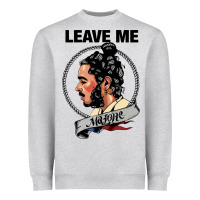 Heather Grey leave me malone merch Heavyweight Sweatshirt - artisFamous