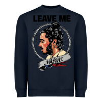 Navy leave me malone merch Heavyweight Sweatshirt - artisFamous