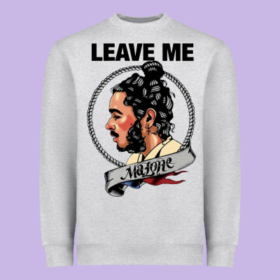 Leave Me Malone Merch Heavyweight Sweatshirt Designed By Artisfamous