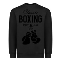 Black boxing gym classic Heavyweight Sweatshirt - artisFamous