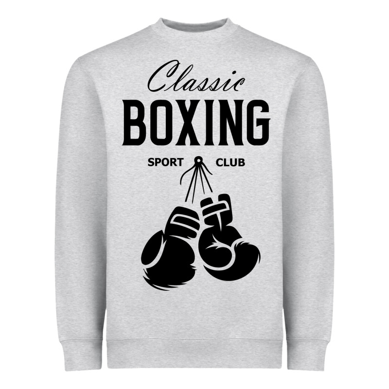 Boxing Gym Classic Heavyweight Sweatshirt by artisFamous | Teevron