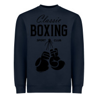 Navy boxing gym classic Heavyweight Sweatshirt - artisFamous
