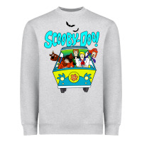 Heather Grey scooby doo Heavyweight Sweatshirt - artisFamous