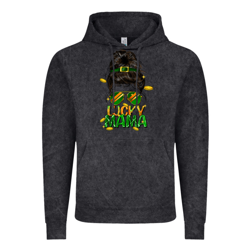 Lucky Mama St. Patricks Day Vintage Hoodie by FaDigitalArtStudio | Teevron