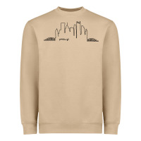 Mushroom pittsburgh skyline city Heavyweight Sweatshirt - artisFamous