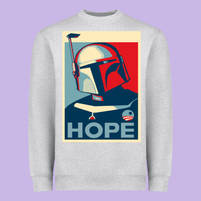 Boba Fett For President Heavyweight Sweatshirt Designed By Artisfamous