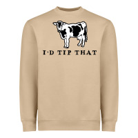 Mushroom i'd tip that funny cow tipping design Heavyweight Sweatshirt - artisFamous