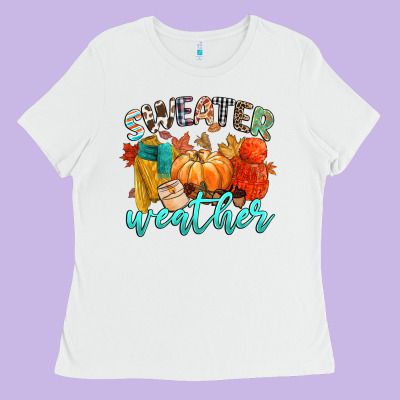 Weather Ladies Tee Designed By Cowgirlartshop