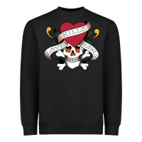Black Funny Ed Hardy Sarcasme Saying New Heavyweight Sweatshirt - artisFamous
