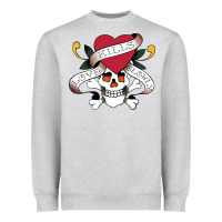 Heather Grey Funny Ed Hardy Sarcasme Saying New Heavyweight Sweatshirt - artisFamous