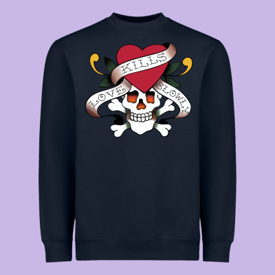 Funny Ed Hardy Sarcasme Saying New Heavyweight Sweatshirt Designed By Artisfamous