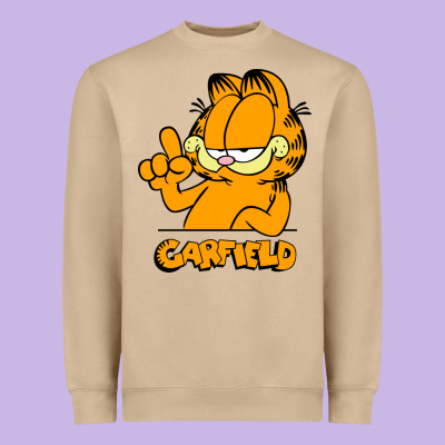 Funny Garfild New Vector Design Heavyweight Sweatshirt Designed By Artisfamous