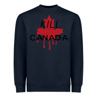 Navy The Blame Canada New Heavyweight Sweatshirt - artisFamous