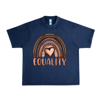 Navy equality melanin rainbow Urban Heavy Tee - OliviaCreatesArt