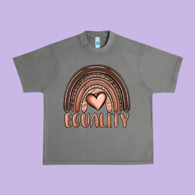 Equality Melanin Rainbow Urban Heavy Tee Designed By Oliviacreatesart