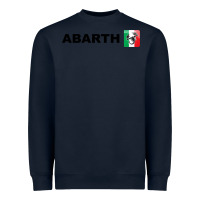 Navy abarth italy merch Heavyweight Sweatshirt - artisFamous