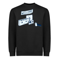 Black analog retirement Heavyweight Sweatshirt - artisFamous
