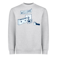 Heather Grey analog retirement Heavyweight Sweatshirt - artisFamous