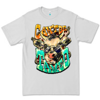 Dove Grey Can't be tamed cow Premium Tee - HowdyJamesFarm