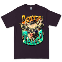 Plum Can't be tamed cow Premium Tee - HowdyJamesFarm